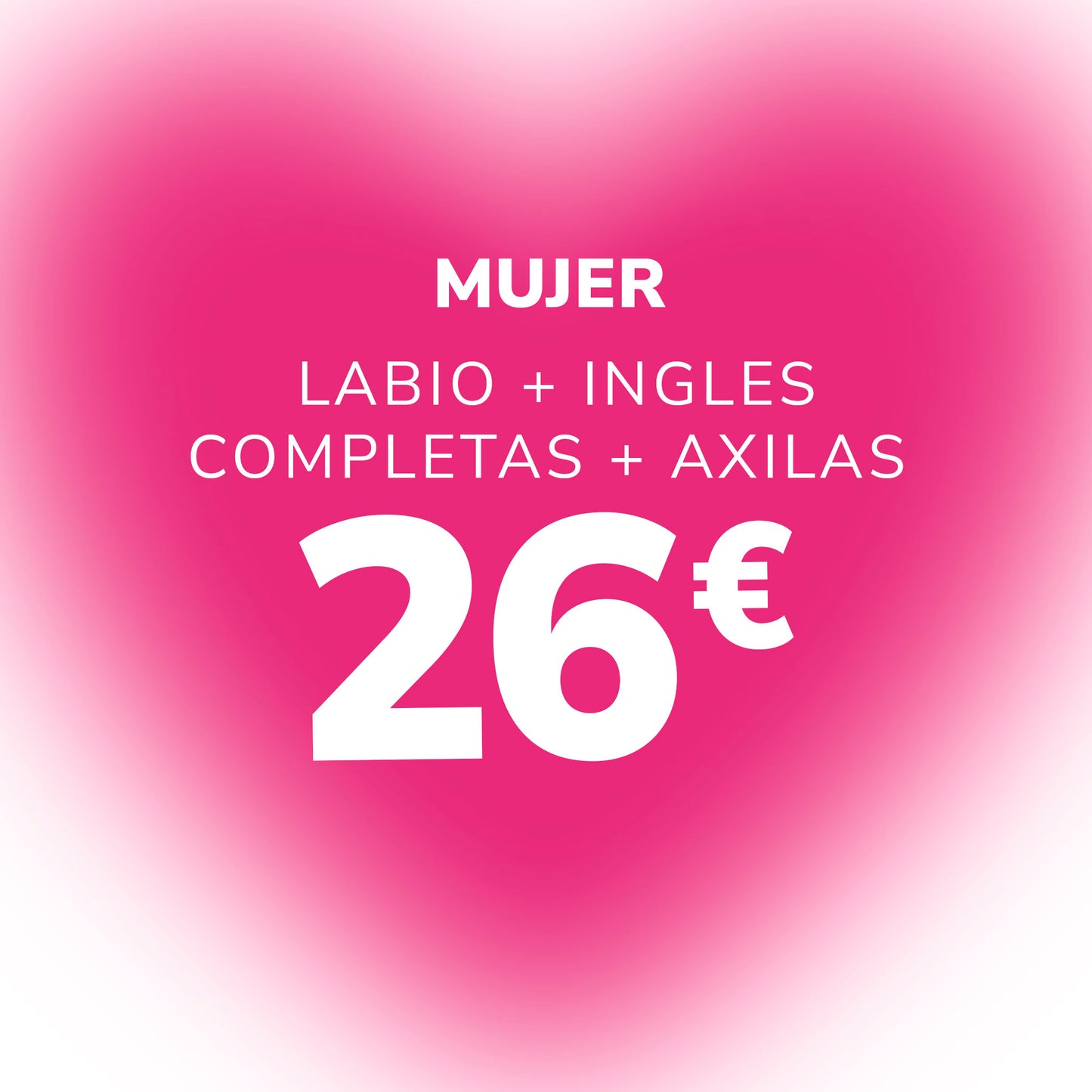 PRODUCTO EXCLUSIVO LABIO + INGLES COMPLETAS + AXILAS MUJER