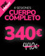 Hombre- 4 sesiones de cuerpo completo