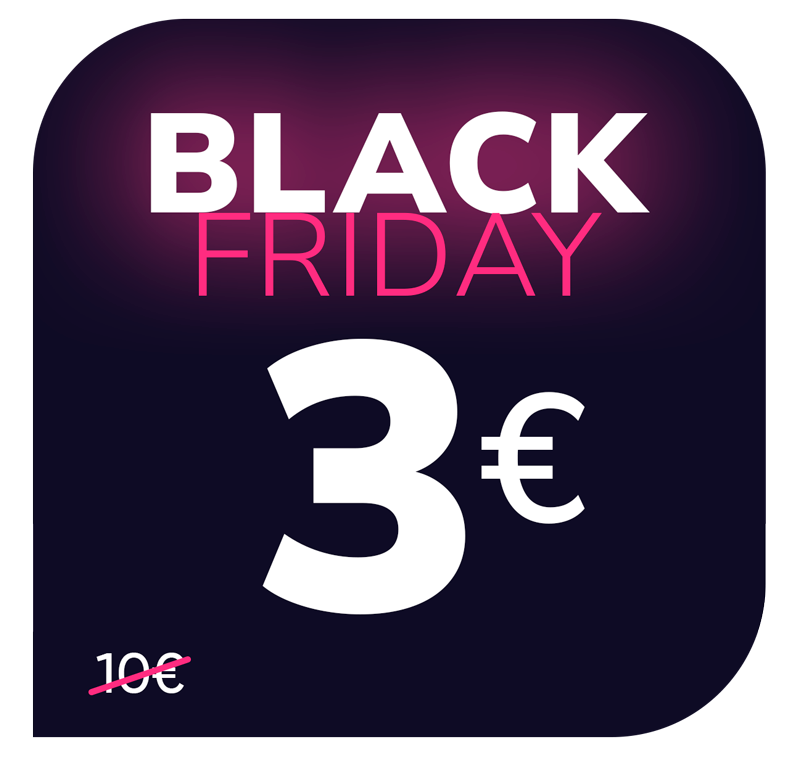 PROMO BLACK FRIDAY - Mujer - 1 sesión de ingles ¡3 euros!