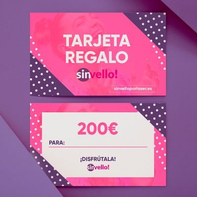 Tarjeta Regalo Sin Vello! 200€